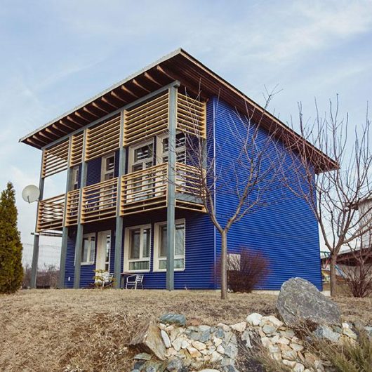 Wohnhäuser in Romansti für die Mitarbeiter